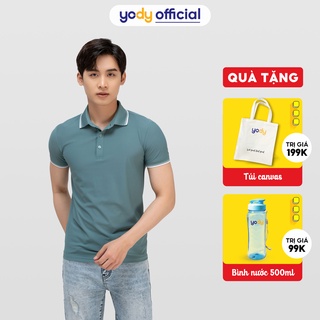 Áo polo nam bo kẻ Cotton Airy cool mềm mịn thoáng mát thấm hút APM3959
