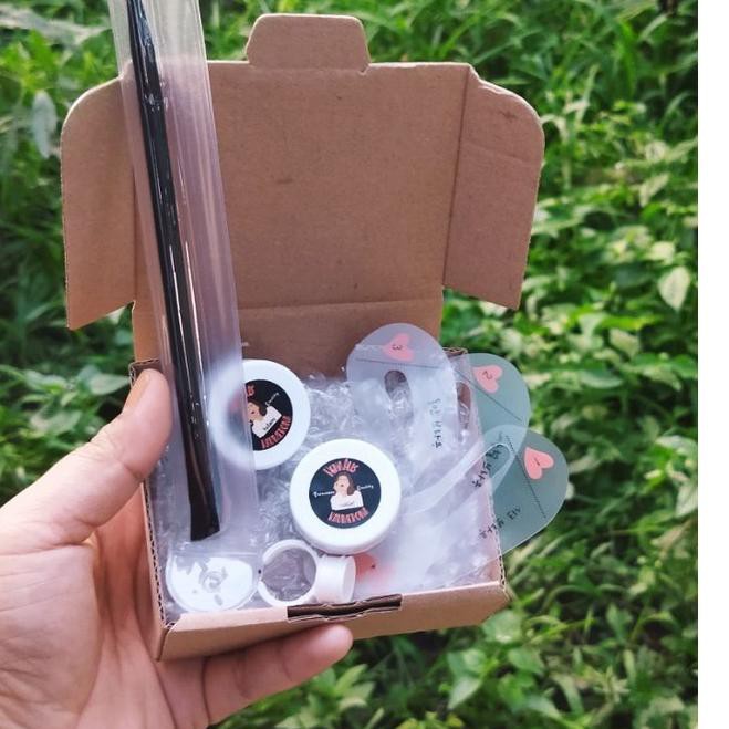 Bộ 2 Cọ Vẽ Lông Mày E26Qf Bao Phủ Toàn Bộ Của henna ✰