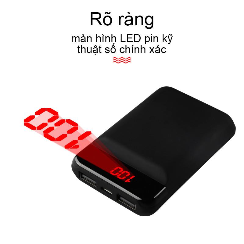 Sạc dự phòng điện 2A Di động Mini 8000mAh Màn hình LED [CDB100001]