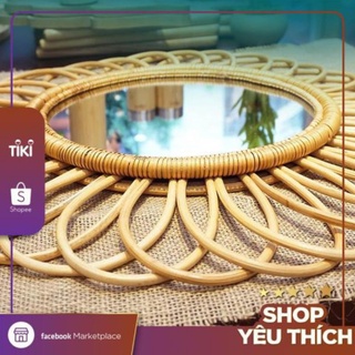 Gương mây tre đan