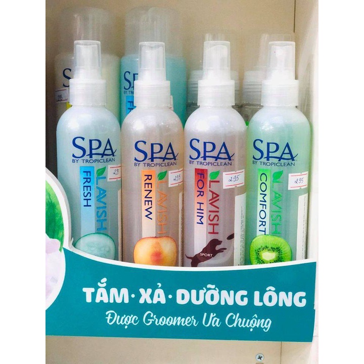 Xịt Dưỡng Lông Tropiclean Hương Kiwi Dành Cho Thú Cưng- Spa Comfort Cologne