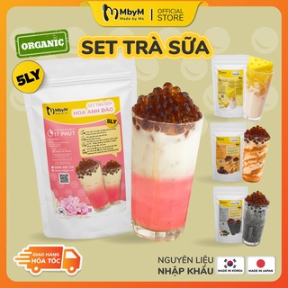 Set Trà Sữa Tự Pha Tại Nhà 5 ly 17 Phút, Nguyên Liệu Trà Sữa Nhập Khẩu, MbyM Set Tự Làm An Toàn Ngon Hơn Quán - 1 lít