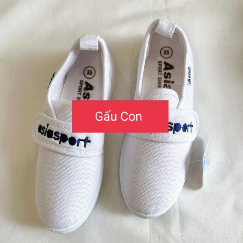 Giày Thể Dục Xé Dán chất liệu vải quai xé Asia dùng cho học sinh tập  thể thao
