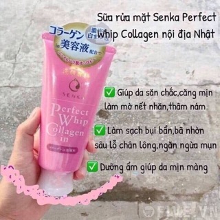 Sữa rửa mặt collagen SENKA