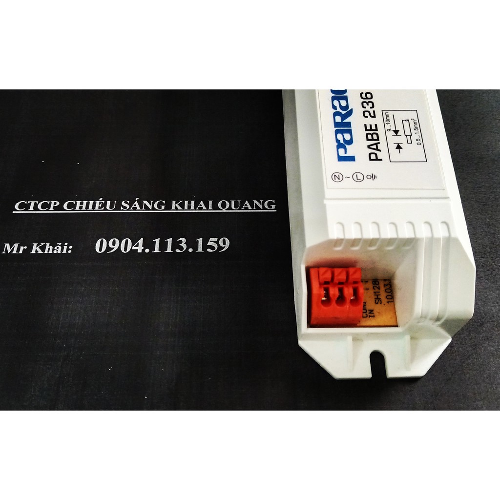 (SALE) Chấn lưu điện tử Paragon PABE 236 cho 2 bóng 36W