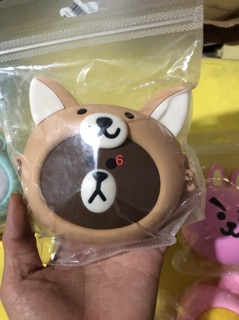 Túi silicon đầu thú mini đeo chéo