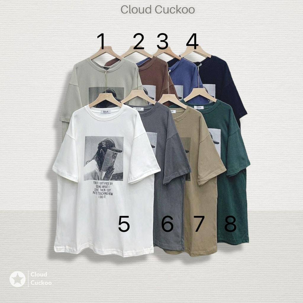 Áo Thun Dáng Rộng In Hình Cô Gái Phong Cách Vintage Chất Cotton Mềm Mịn Thông Thoáng - Mã Số: 20641