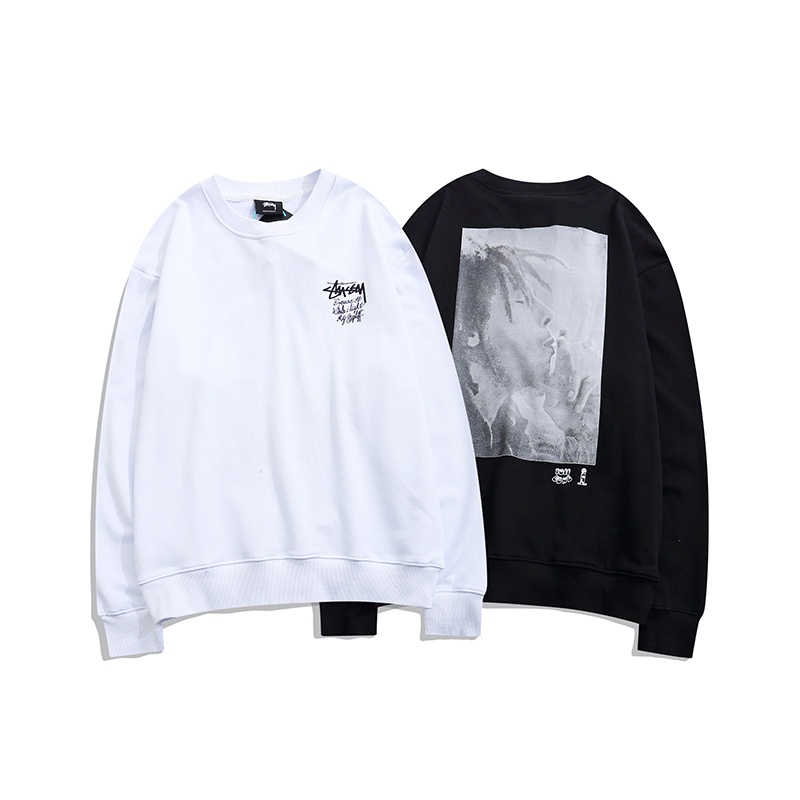 Áo len cổ tròn họa tiết độc đáo cho nam và nữ 1105 Stussy | BigBuy360 - bigbuy360.vn