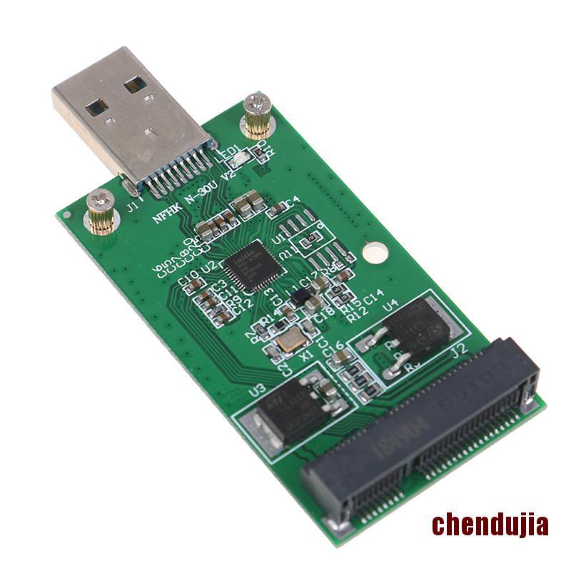 1 Thẻ Chuyển Đổi Mini Usb 3.0 Sang Msata Ssd Pcba