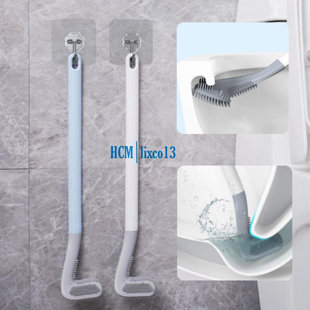 Cọ Bồn Cầu Đầu Goft Silicone Mới Nhất, Thiết Kế Thông Minh Đánh Bay Vết Bẩn