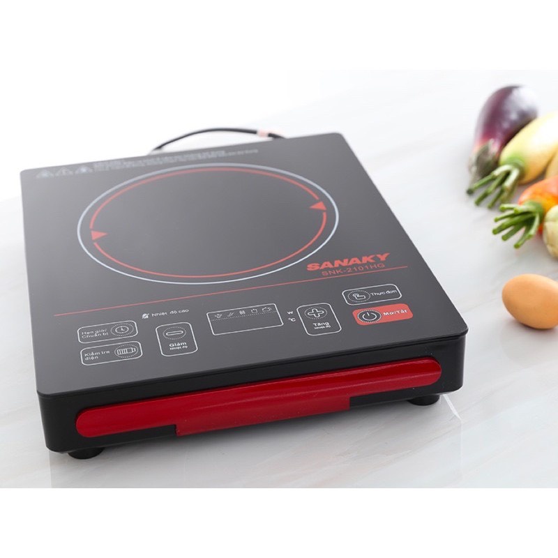 Bếp Hồng Ngoại Sanaky SNK-2101HG Và SÂNKY SNK 2524 Kèm 1 Nồi INox Và Vỉ Nướng