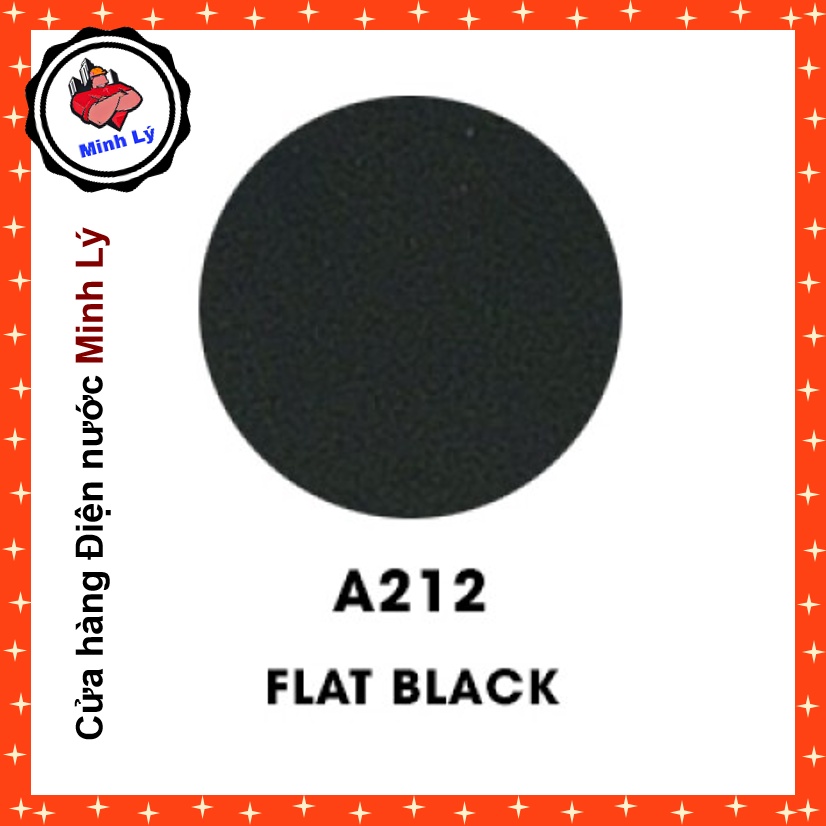 Sơn Phun Đen Mờ A 212 Đen Nhám ATM Spray Cao Cấp