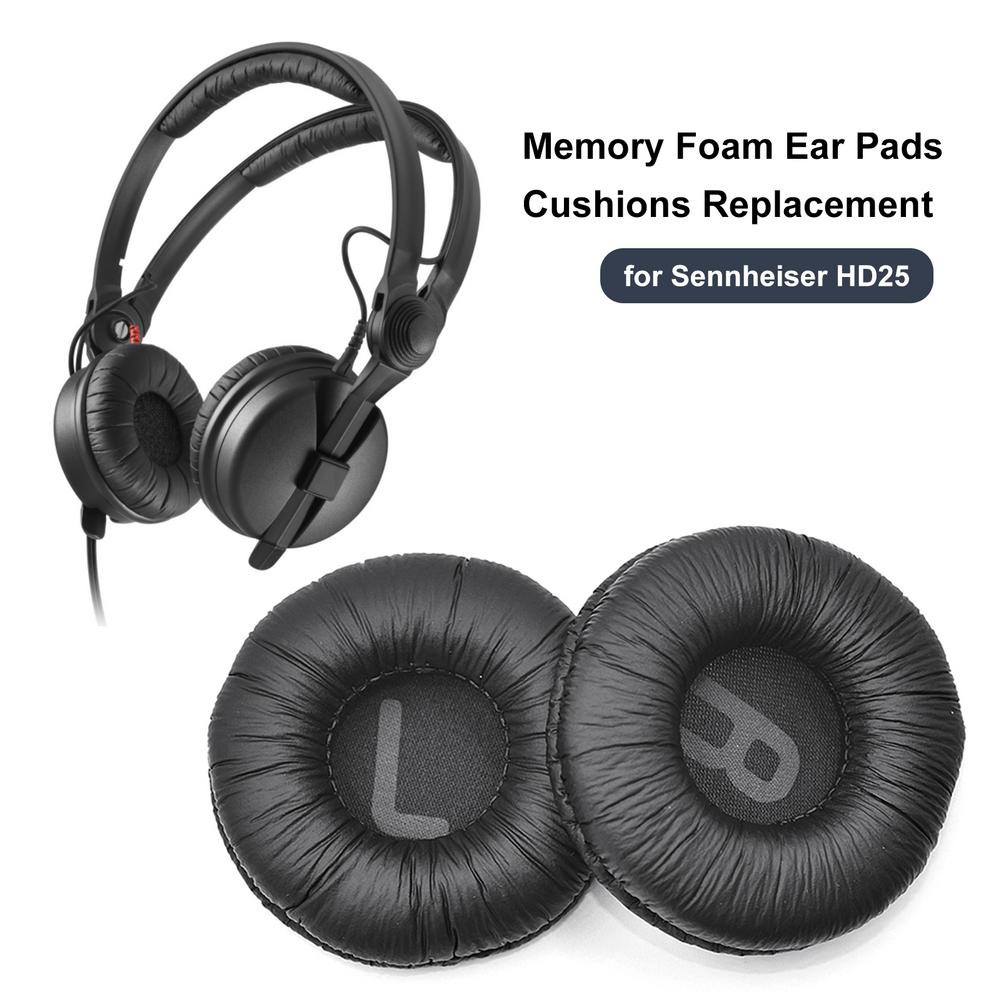 1 Cặp đệm tai nghe mềm mại thay thế cho Sennheiser HD25-1 II HD25 HD25SP-II HD25BT