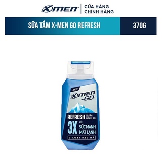 Sữa tắm X-Men Go REFRESH 3 Loại Bạc Hà 370G