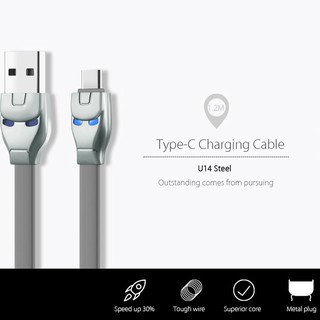 Cáp Sạc HOCO U14 Iron Man USB Type-C Android Chính Hãng