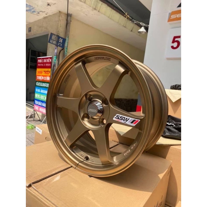 Mâm độ đẹp cho Toyota vios SSW S281 R15 4x100 Thái Lan