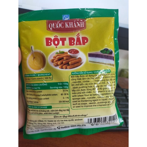 Gói 150g Bột Bắp Làm bánh, nấu súp...