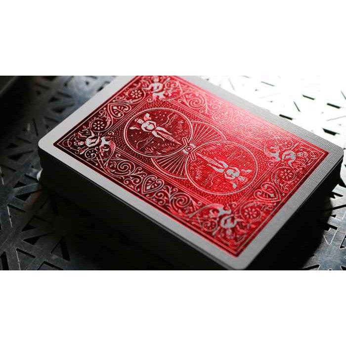 Bài tây ảo thuật chính hãng từ Mỹ: Rider Back Crimson Luxe (Red) Version 2 by US Playing Card