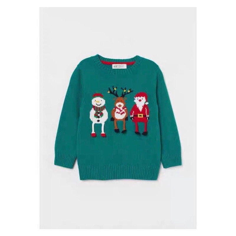 Áo len Noel HM 1 màu xanh