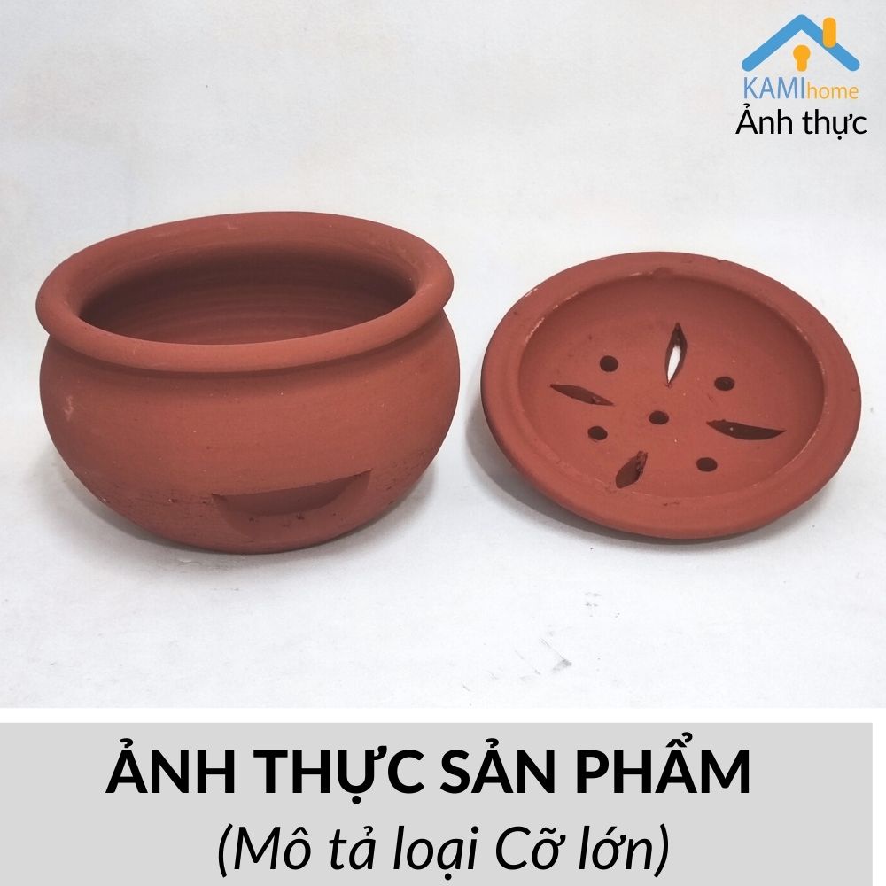 Bếp đốt xông bồ kết và thảo mộc sả chanh vỏ bưởi lá thơm phòng (Nhiều mẫu) mã 25014