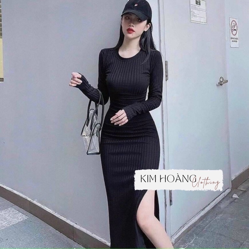 [Mã FAMARAL1 giảm 10K đơn 50K] Váy body xẻ tà sexy cá tính | BigBuy360 - bigbuy360.vn