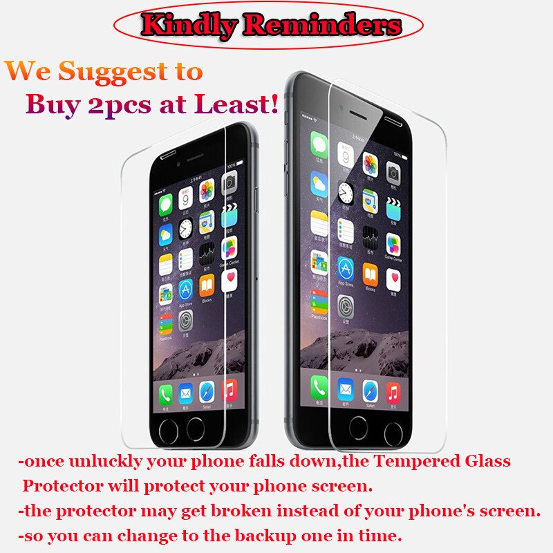 Kính cường lực bảo vệ màn hình điện thoại 9H 2.5H thích hợp cho Apple iPhone 12 13 11 X Xs Xr mini Pro Max SE 2020