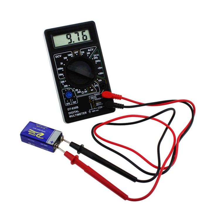 Đồng Hồ Đo Điện DT-830B đo điện thế, đo dòng điện