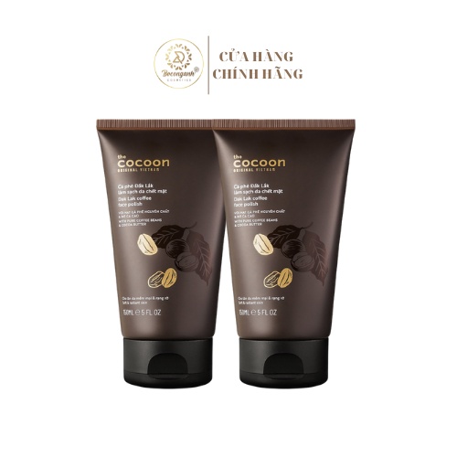 Tẩy tế bào chết mặt cà phê The Cocoon Daklak Coffee face polish 150ml
