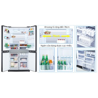 Tủ Lạnh Sharp SJ-FX680V-WH