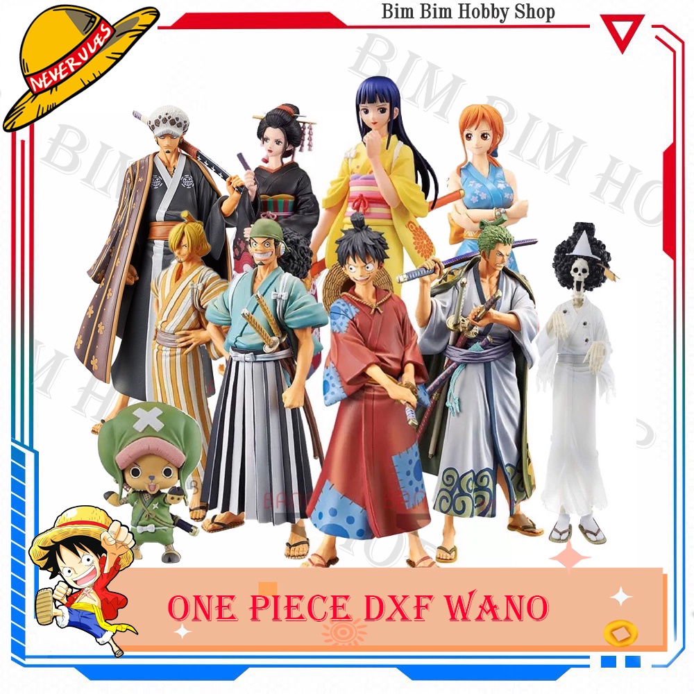 Xả hàng mô hình nhân vật one piece DXF Wano Luffy - Zoro - Sanji - Usopp
