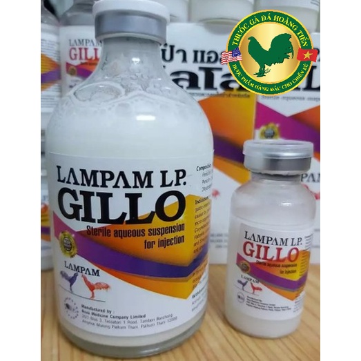 GILLO THÁI LAN  CHAI 20 ML - dùng cho gà khò khè, sổ mũi, phân xanh, phân trắng