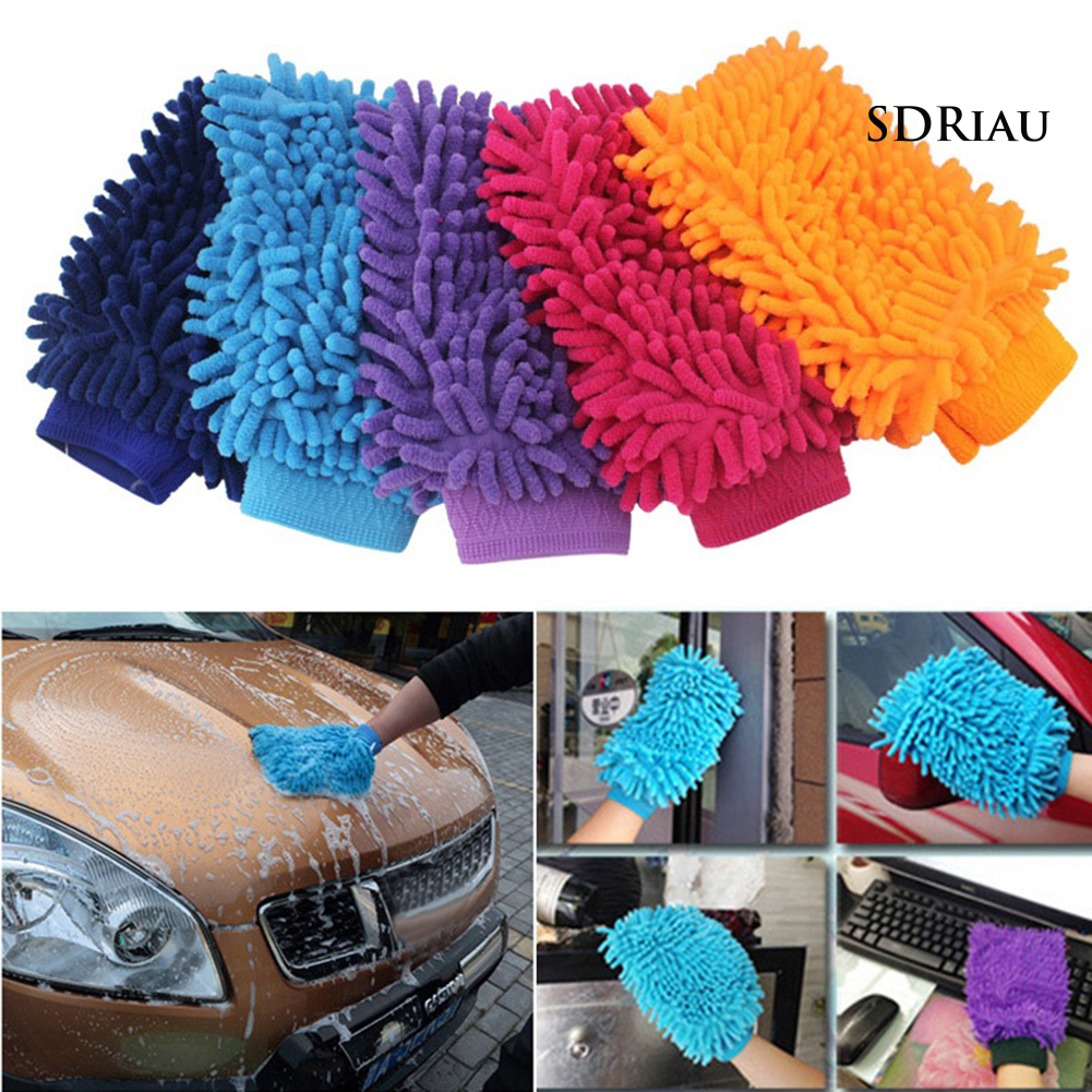 Găng tay sợi siêu nhỏ mềm mại chống trầy xước chống trầy tiện lợi để vệ sinh xe hơi