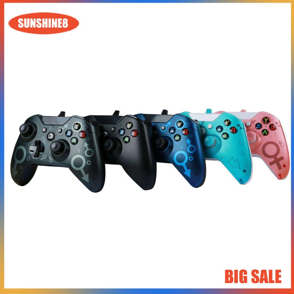 【SUN】Wired Handle With Double Vibration For Xbox One For Pc Game Controller N-1