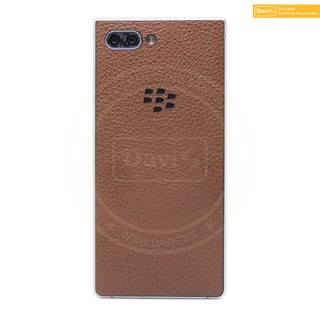 Miếng dán da bò thật cho Blackberry Key2 keo nhập khẩu cao cấp - Thương hiệu dán da Davis