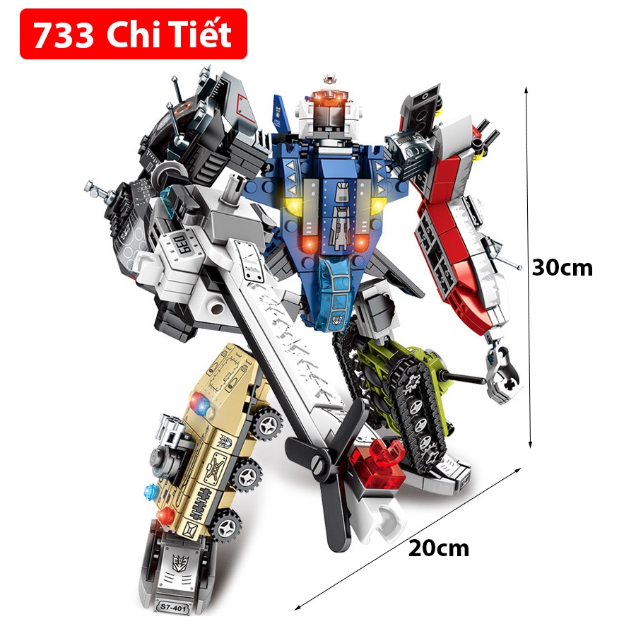 Đồ chơi lắp ráp kiểu Lego lego robot Marvel Chiến Binh Vũ Trụ Với 733 Chi tiết nhựa ABS Cao cấp