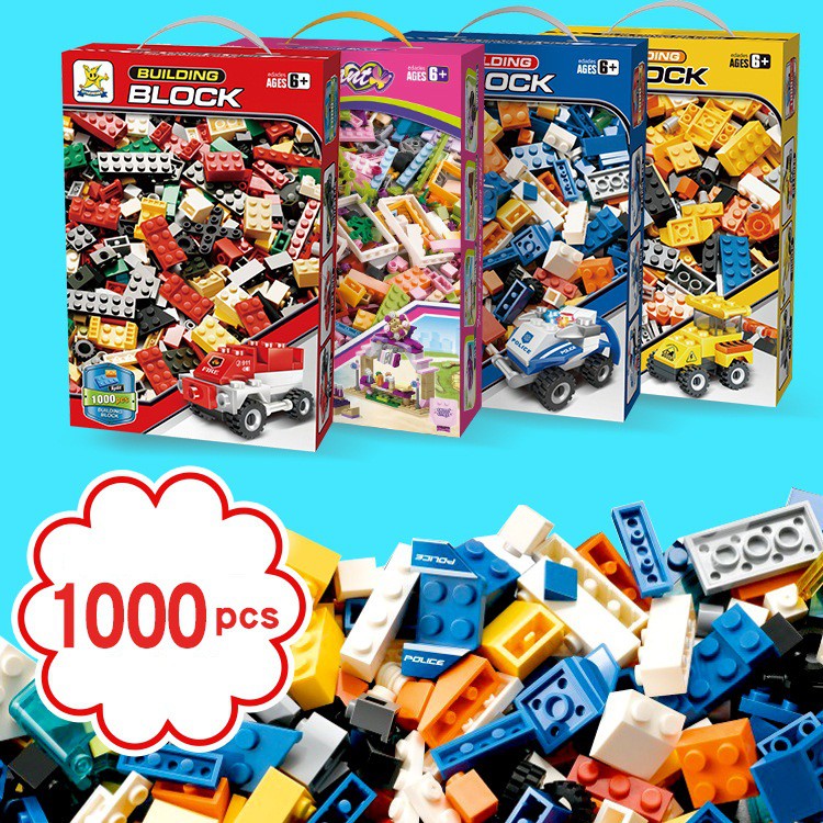 Bộ lắp ghép kiểu lego 1000 mảnh ghép SM1031-1034 NLG0131 DC