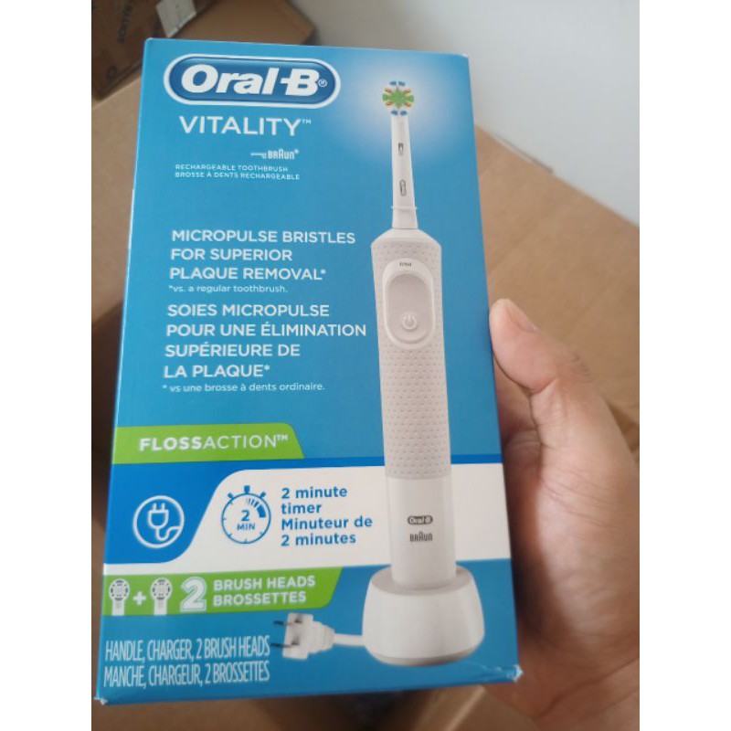 bàn chải điện oral B Vitality Braun