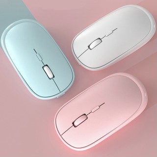 Chuột không dây Bluetooth Silent Mouse – Nhỏ Gọn, Tối Giản, Pin Sạc Cao cấp (Black/White/Pink/Mint)