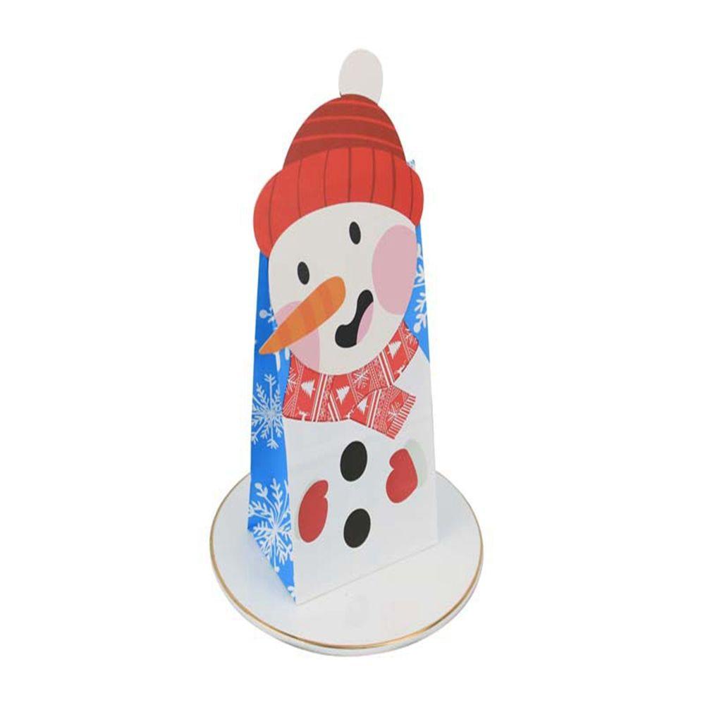 Túi Đựng Thức Ăn Hình Tuần Lộc / Ông Già Noel Có Nhãn Dán Trang Trí Giáng Sinh
