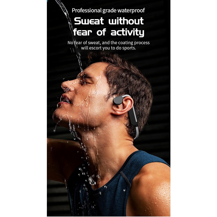 Tai nghe không dây Chống Nước Và Mồ Hôi Có Mic Hỗ Trợ Thẻ Nhớ SD Cho Android