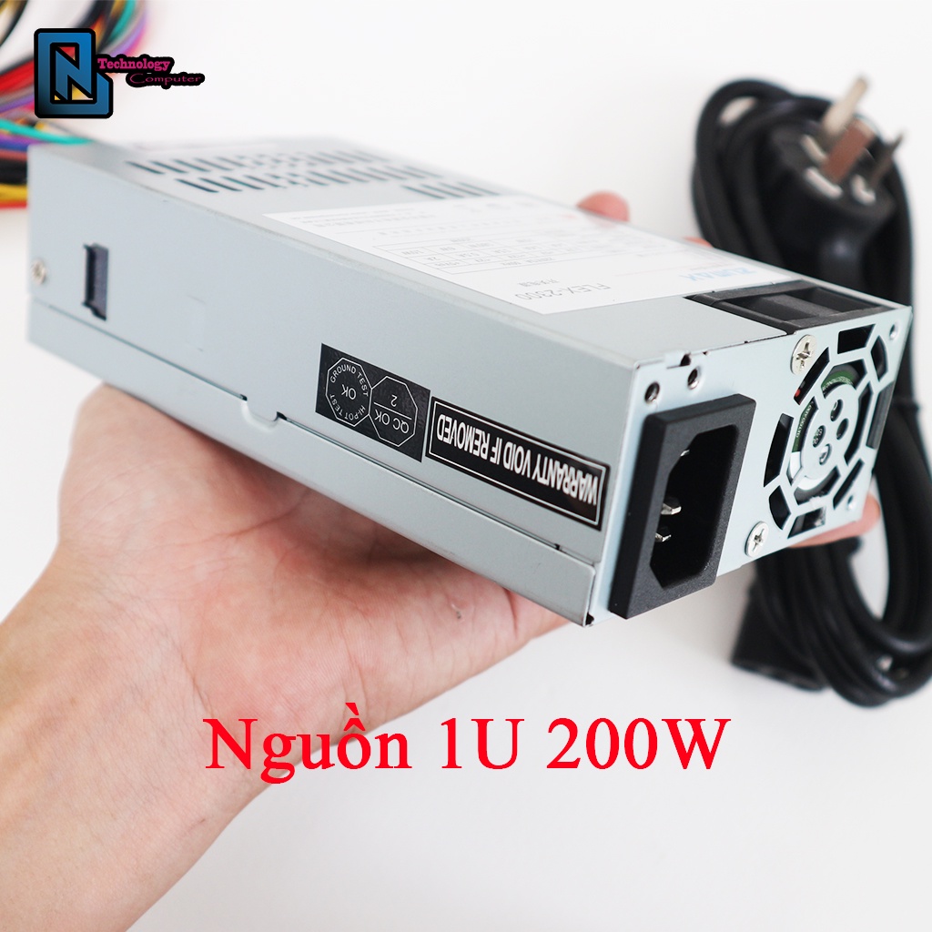 Vỏ Case U1 Máy Tính K39 M24 Sơn Tĩnh Điện Màu Đen Đầy Đủ Ốc Dây Power LED