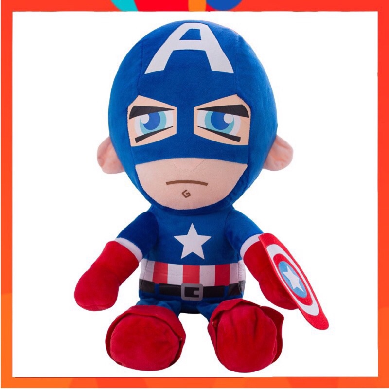 Gấu Bông Siêu Anh Hùng Đáng Yêu Cho Bé - Đội Trưởng Mỹ Captain America