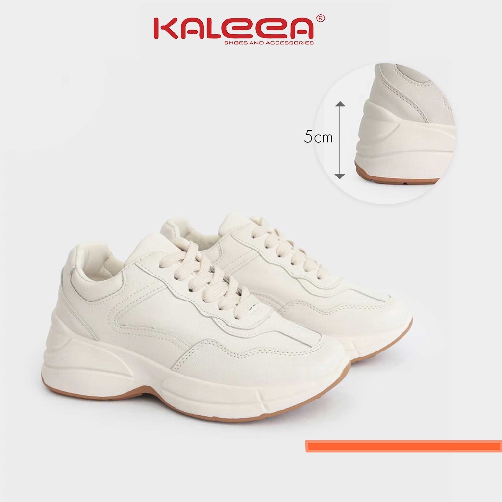 Kaleea - Giày Thể Thao Nữ T10 Sneaker Độn Đế 5p Thời Trang