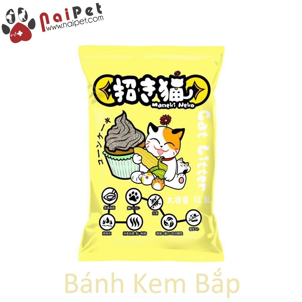 [Mã 229FMCGSALE giảm 8% đơn 500K] Cát Vệ Sinh Cát Đất Sét Thương Hiệu Nhật Maneki Neko Cat Litter