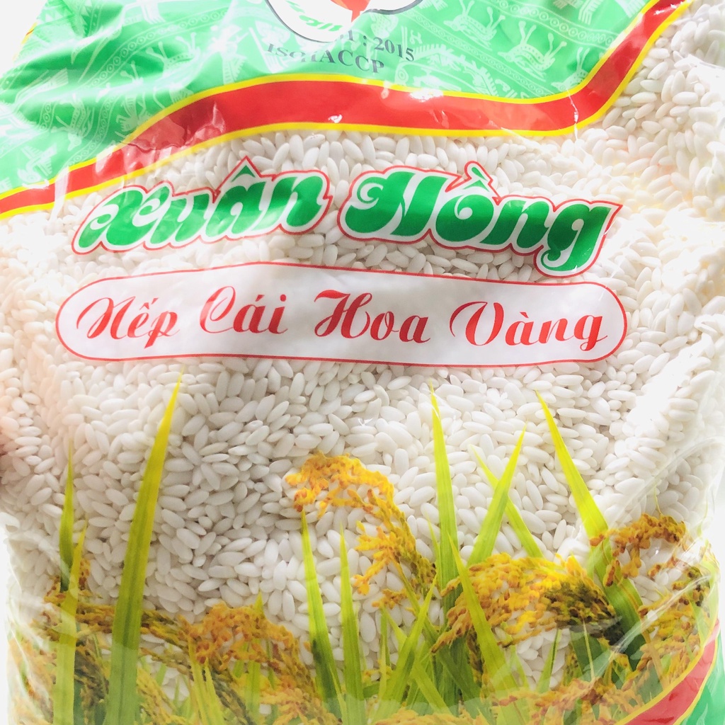 Nếp cái hoa vàng gạo nếp cái hoa vàng Xuân Hồng 1kg