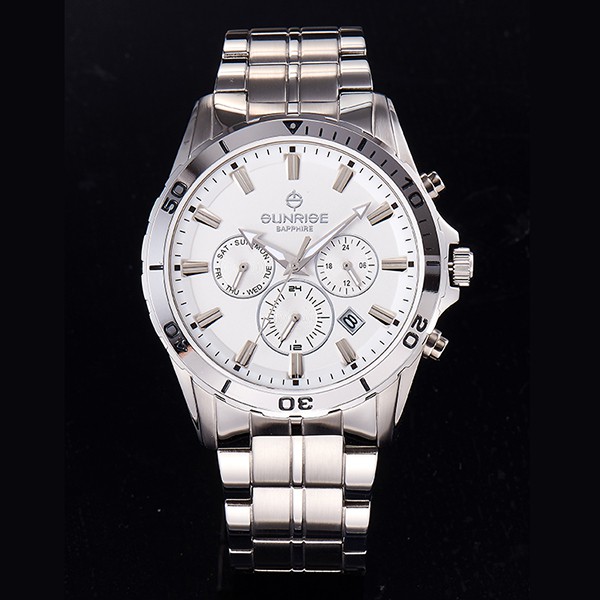 Đồng hồ Sunrise Nam chính hãng Nhật Bản M760D.T - kính saphire chống trầy - bảo hành