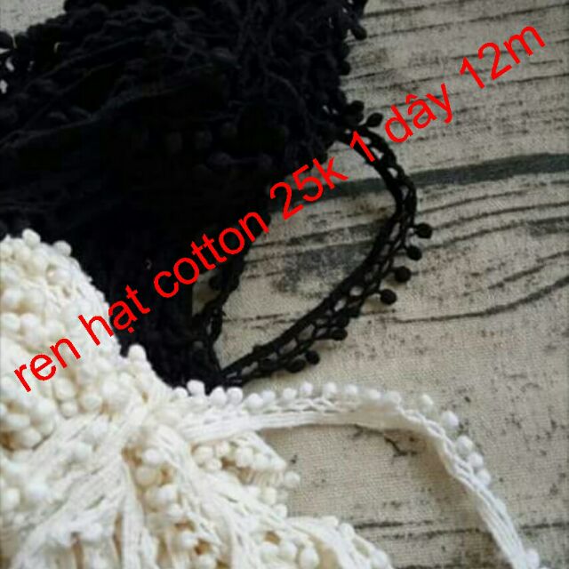 phụ kiện ren và vải len