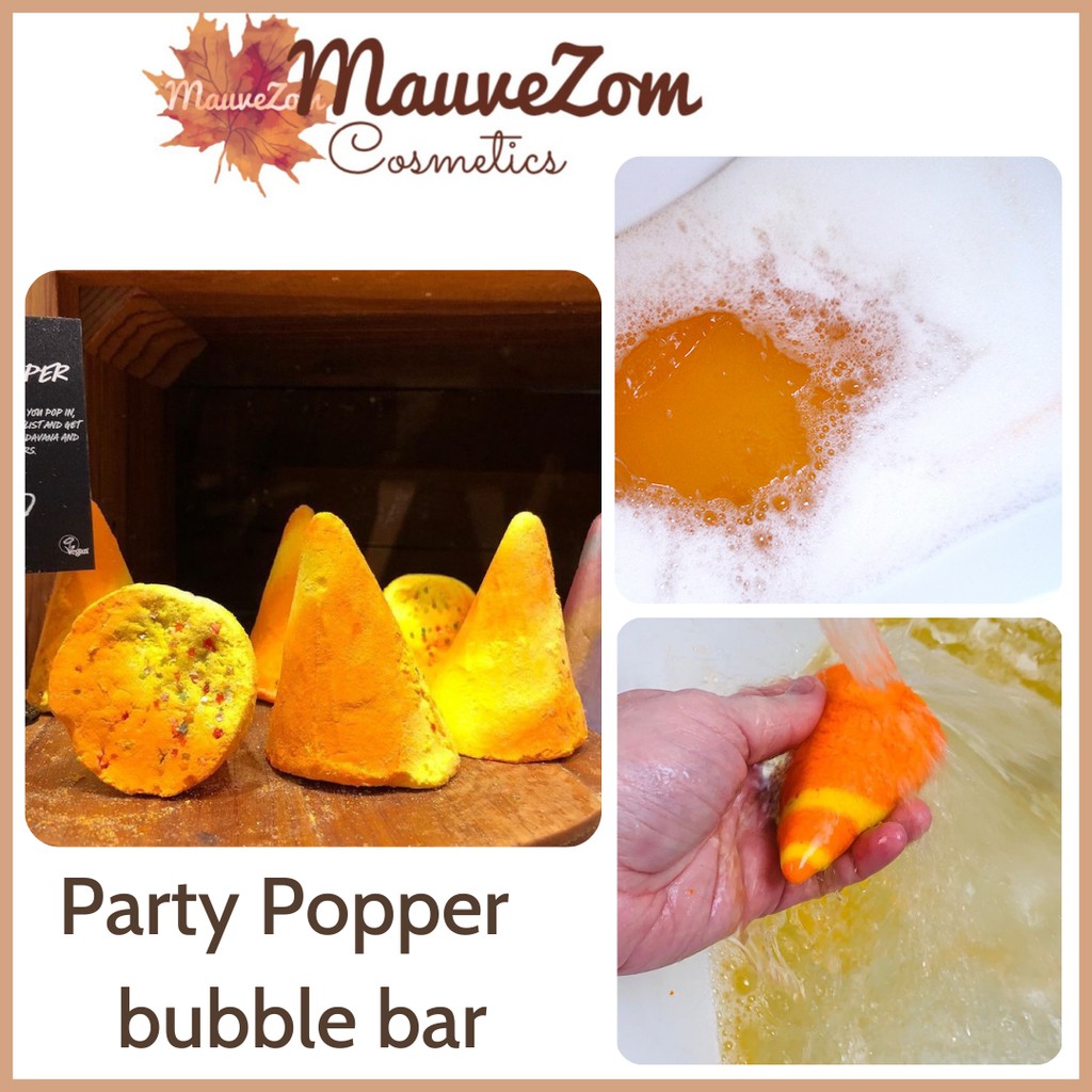 Bánh tạo bọt tắm LUSH - Party Popper Bubble Bar
