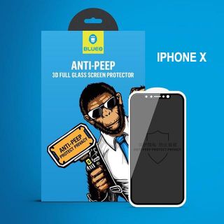 Kính cường lực chống nhìn trộm iphone 6/7/8/6,7,8 plus/iphone x/xs/xs max- blueo
