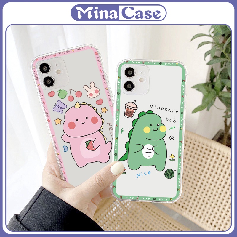 Ốp lưng iphone khủng long cute viền chống ố 6/6plus/6s/6splus/7/7plus/8/8plus/x/xr/xs/11/12/13/pro/max/plus/promax